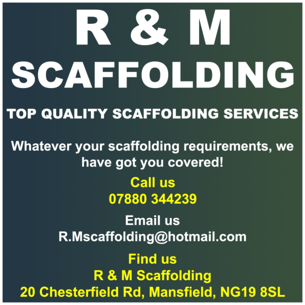 R and M Scaffolding contact details